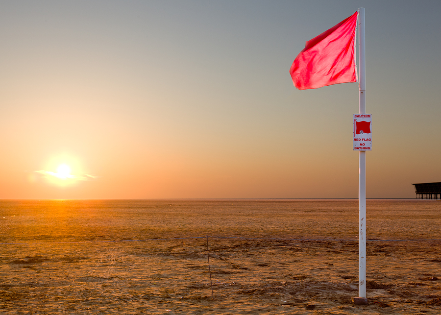 “Red Flags” in the Sunset